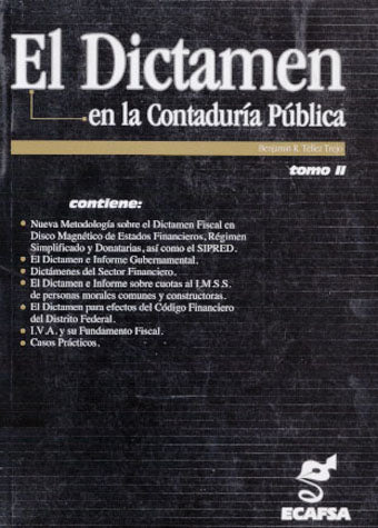 DICTAMEN A LA CONTADURIA PUBLICA II, EL