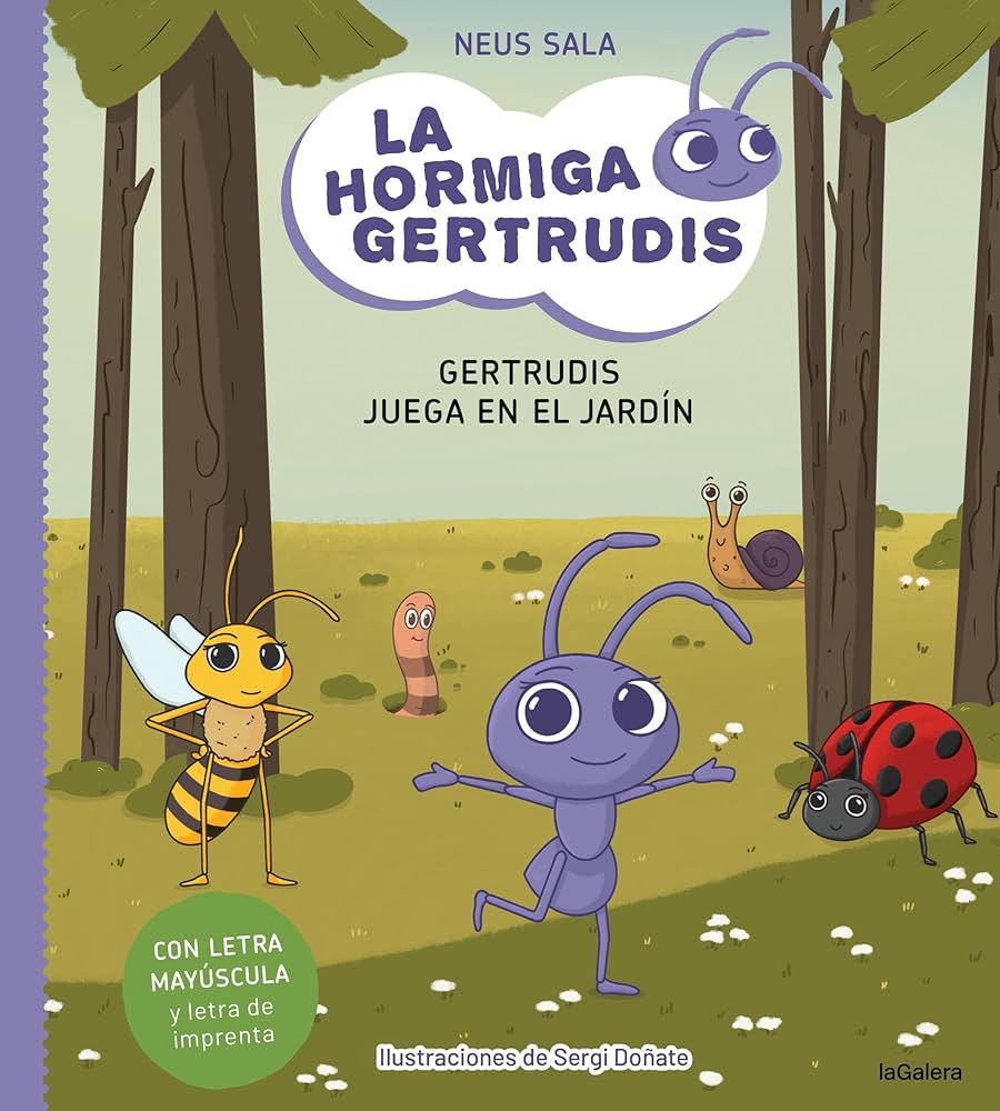 GERTRUDIS JUEGA EN EL JARDIN