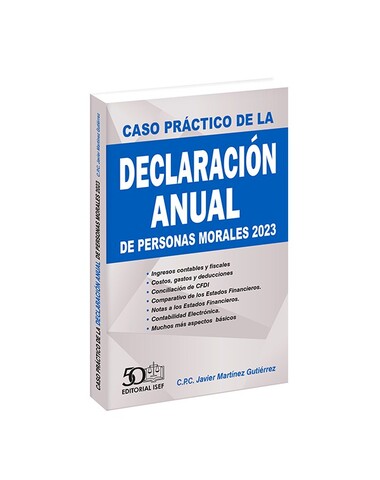 CASO PRACTICO DE LA DECLARACION ANUAL