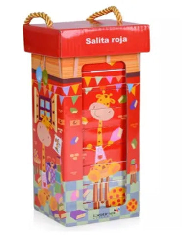 BLOQUES DE LA JIRAFA ROJA