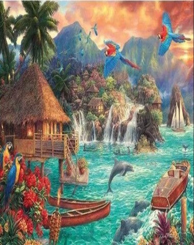 PUZZLE VIDA EN LA ISLA 2000 PZ