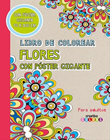 FLORES LIBRO PARA COLOREAR