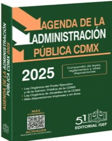 AGENDA DE LA ADMINISTRACION PUBLICA CDMX