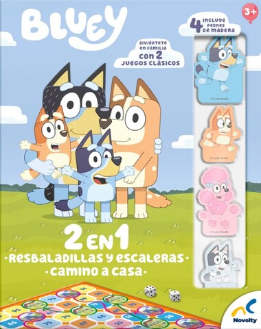 JCA4739 BLUEY 2 EN 1 RESBALADILLAS Y ESC