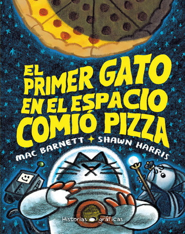 PRIMER GATO EN EL ESPACIO COMIO PIZZA
