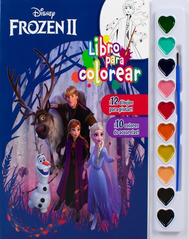 FROZEN II LIBRO PARA COLOREAR