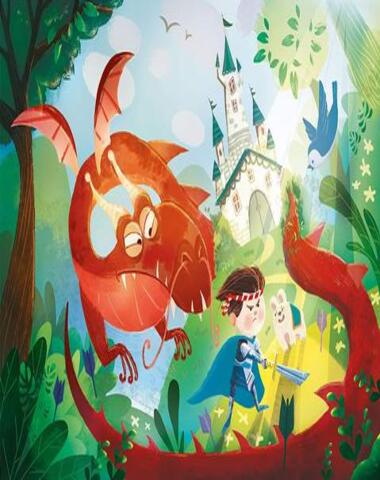 PUZZLE DRAGON Y EL CABALLERO 180 PZ