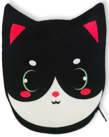 MONEDERO GATO NEGRO KAWAII