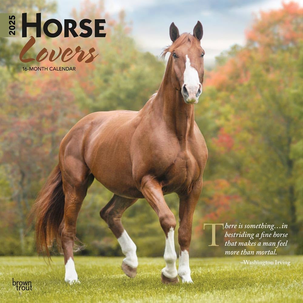 CALENDARIO PARED HORSE LOVERS 2025