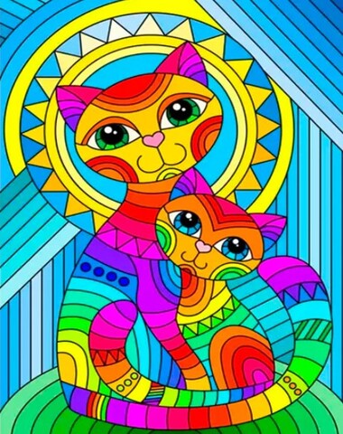 PUZZLE GATO Y GATITO INSEPARABLES 1000 P