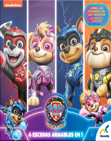 JCA 3289N PAW PATROL 4 ESCENAS EDUCANDO