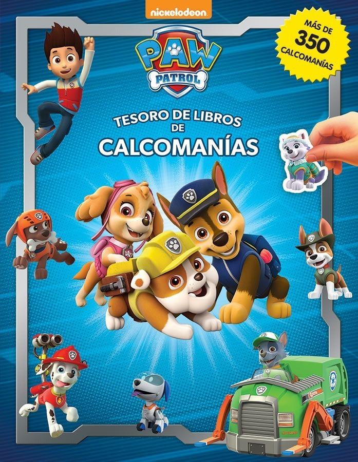 TESORO DE LIBROS DE CALCOMANIAS PAW PATR