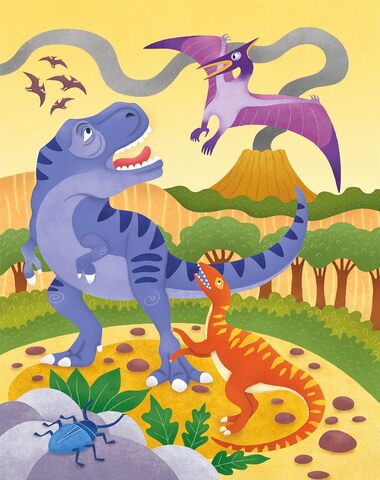 PUZZLE DINOSAURIOS 3 X 48 PZ