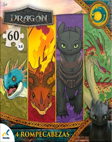 JCA4760 PUZZLE ENTRENANDO A TU DRAGON 60