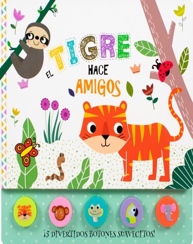 TIGRE HACE AMIGOS BOTONES DE SILICON
