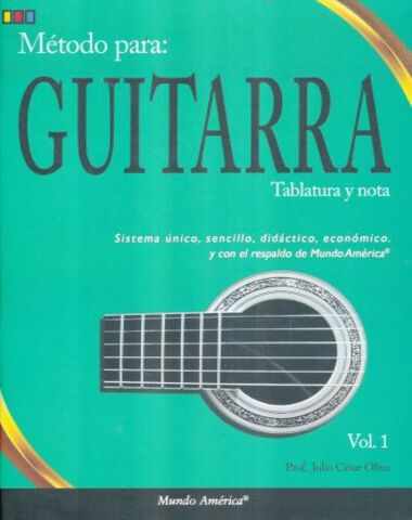 METODO PARA GUITARRA TABLATURA Y NOTA