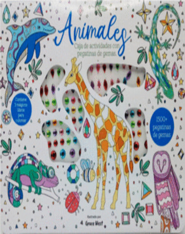 ANIMALES CAJA DE ACTIVIDADES PEGATINAS
