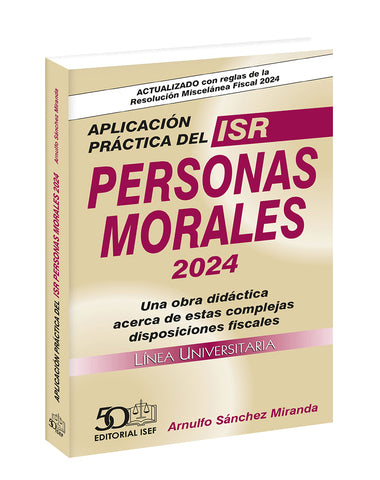 APLICACION PRACTICA DEL ISR PERSONAS MOR