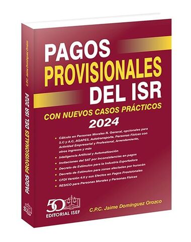 PAGOS PROVICIONALES DEL ISR CON NUEVOS C