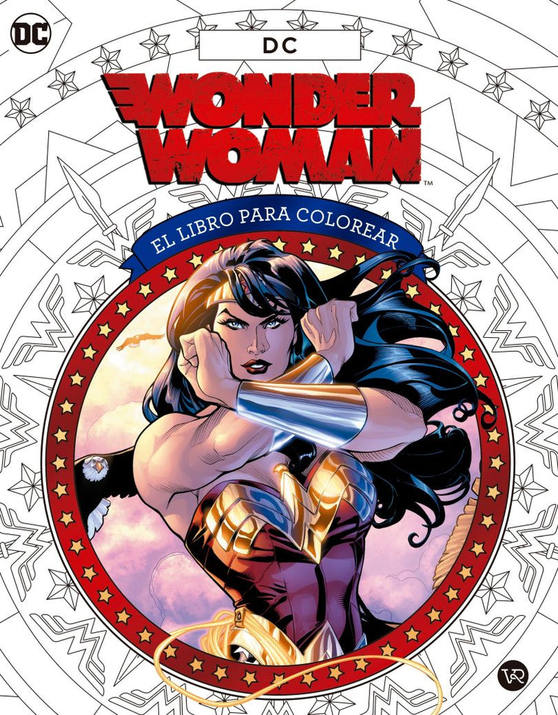 WONDER WOMAN EL LIBRO PARA COLOREAR