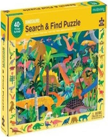 PUZZLE DINOSAURS SEARCH Y FIND