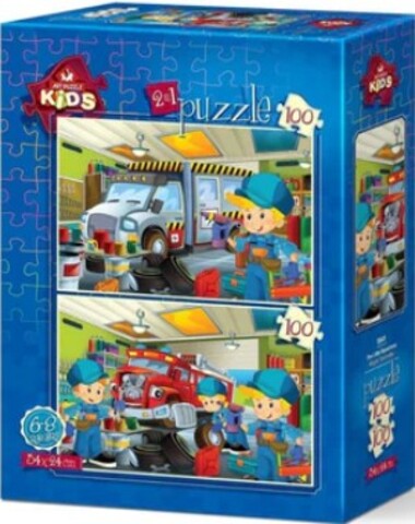 PUZZLE PEQUEÑOS REPARADORES 2 X 100 PZ