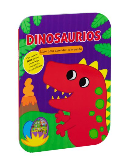 DINOSAURIOS LIBRO APRENDER COLOREANDO