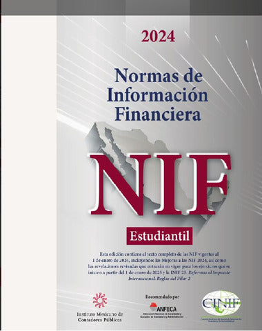 NORMAS INFORMACION FINANCIERA NIF 2024