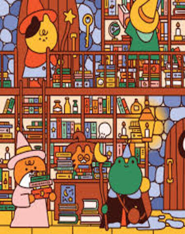 PUZZLE THE WIZARDS LIBRARY 500 PZ