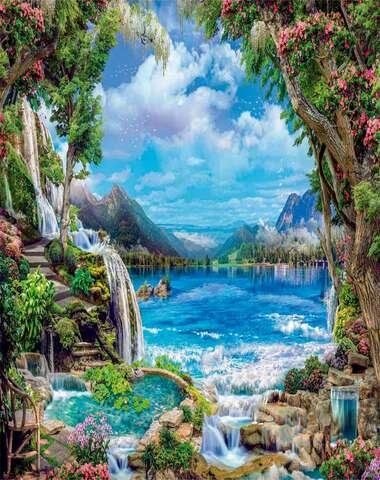 PUZZLE PARAISO EN LA TIERRA 2000 PZ