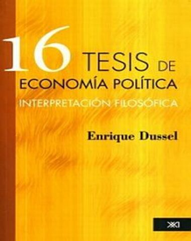 16 TESIS DE ECONOMIA POLITICA