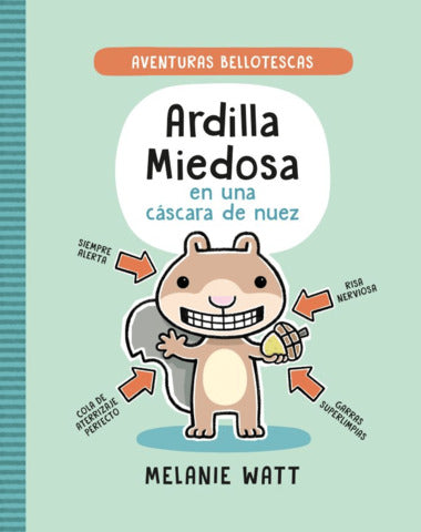 ARDILLA MIEDOSA EN UNA CASCARA DE NUEZ