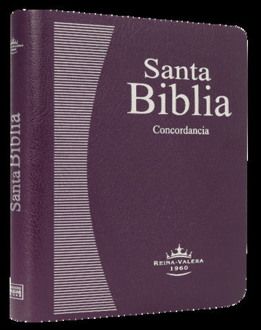 SANTA BIBLIA CONCORDANCIA VINIL MORADA