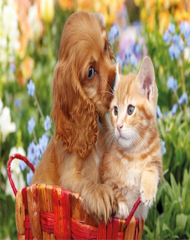 PUZZLE TIERNOS AMIGOS XXL 104 PZ