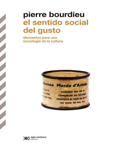 SENTIDO SOCIAL DEL GUSTO, EL