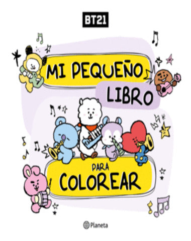 BT21 MI PEQUEÑO LIBRO PARA COLOREAR