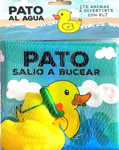 PATO SALIO A BUCEAR LIBRO DE BAÑO