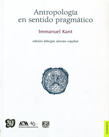 ANTROPOLOGIA EN SENTIDO PRAGMATICO