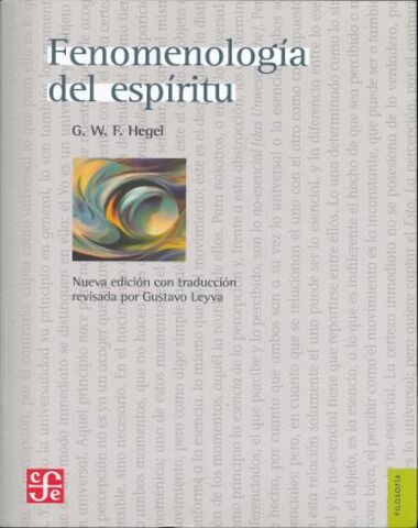 FENOMENOLOGIA DEL ESPIRITU