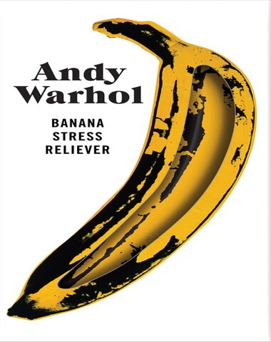 GALISON WARHOL BANANA STRESS RELIEVER