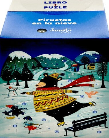 PIRUETAS EN LA NIEVE LIBRO Y PUZLE 50 PZ