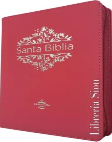 SANTA BIBLIA LG 1960 ROSA CON CIERRE