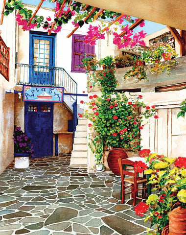 PUZZLE PATIO CON FLORES 260 PZ