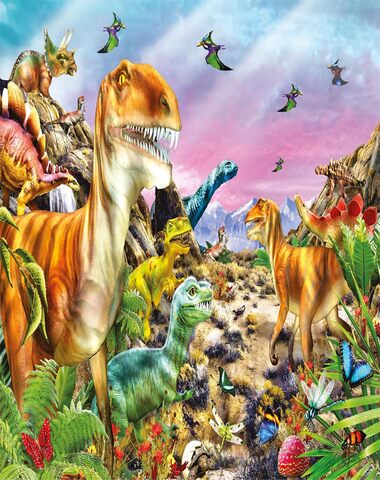 PUZZLE DINOSAURIO 104 PZ