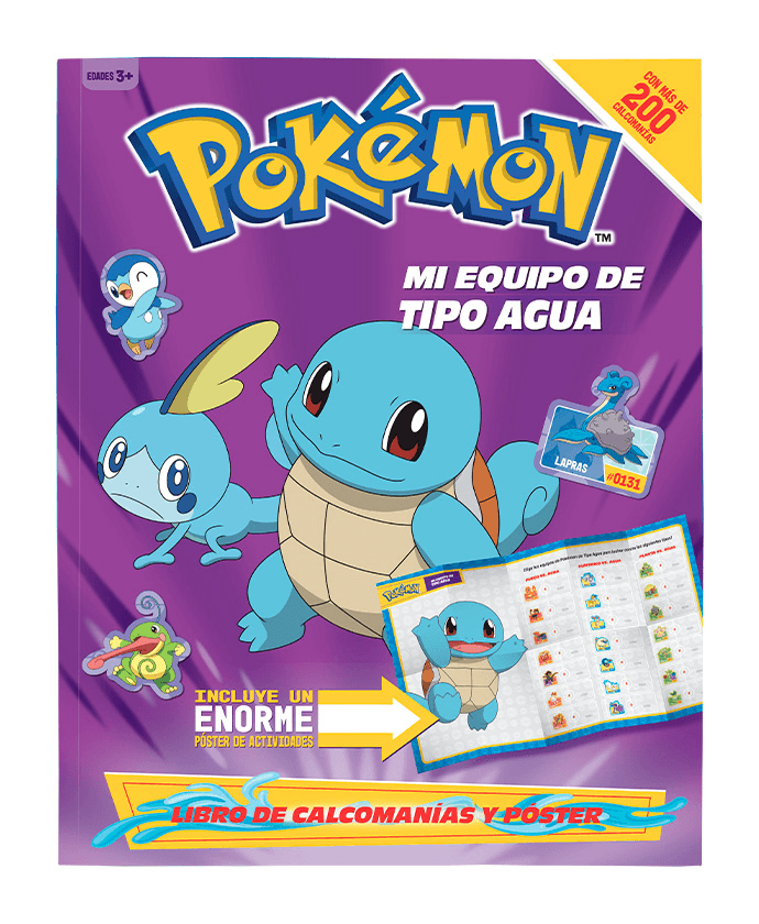 POKEMON LIBRO CALCOMANIAS