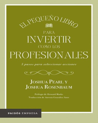 PEQUEÑO LIBRO PARA INVERTIR COMO PROFESI