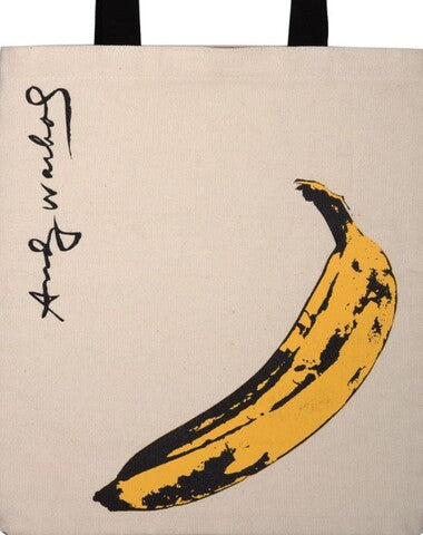 TOTE BAG ANDY WARHOL BANANA