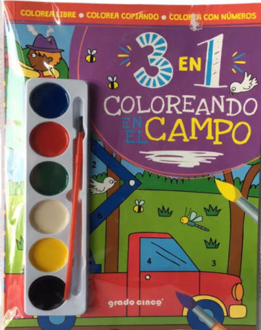 COLOREANDO EN EL CAMPO 3 EN 1