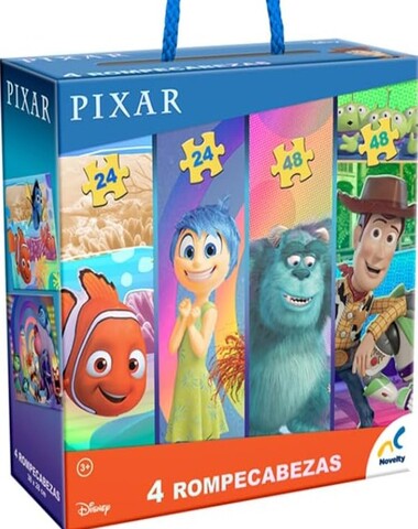JCA3571 PUZZLE 4 EN 1 PIXAR