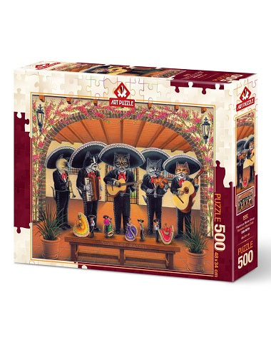 PUZZLE MARIACHI MIAU 500 PZS